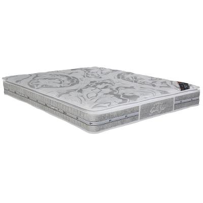 Colchão Casal Molas Pocket Ensacadas Látex    Super Luxo SLX Pillow Top (138x188x30) - Castor