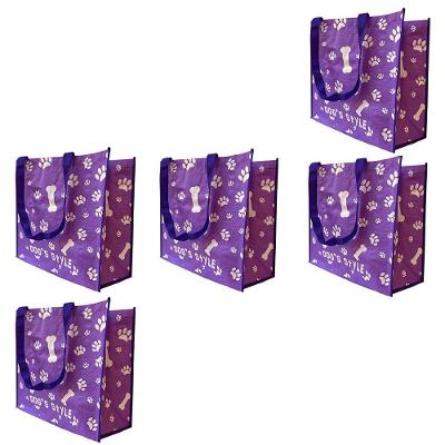 Bolsa Ecologica Ecobag Sacola Ombro Kit 5 Uni Mercado Compras