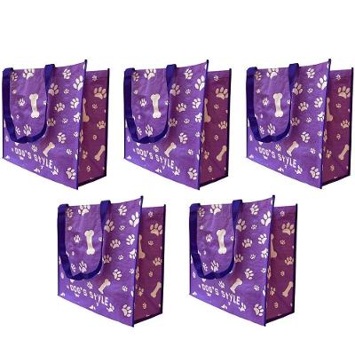 Bolsa Ecologica Ecobag Kit 5 Uni Sacola Ombro Mercado Compras