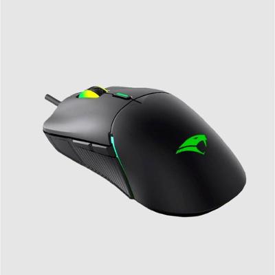 Mouse Gamer Viper Pro 7200 Dpi Naja C-fio - 411 Preto-verde Bivolt