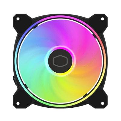 Cooler P/ Gabinete Cooler Master Masterfan Argb Mf120 Halo2 Preto - Mfl-b2dn-21np2-r2