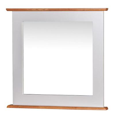 Moldura Retangular Para Banheiro Com Espelho Dália - M53060-60 Cor Laca - Branca