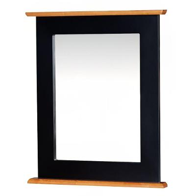 Moldura Retangular Para Banheiro Com Espelho Dália - M53060-48 Cor Laca - Preta