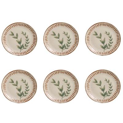 Conjunto De Pratos De Sobremesa 06 Peças Coup Magari Porto Brasil