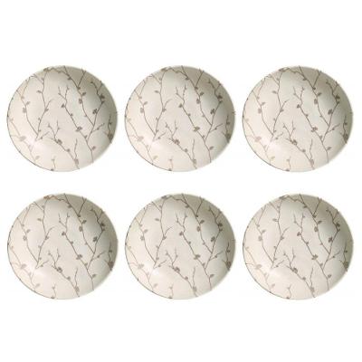 Conjunto De Pratos Fundos 06 Peças Bio Luar Porto Brasil