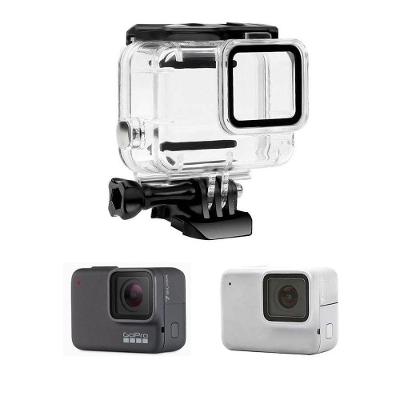 Caixa Estanque Fechada Sem Remoção Lente GoPro 7 White e Silver