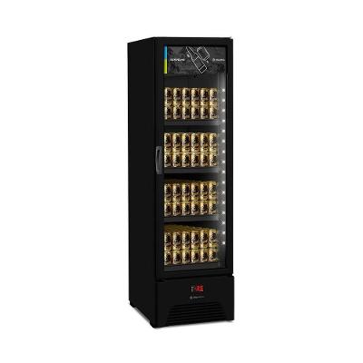 Cervejeira Expositor Vertical Porta De Vidro 293 Litros Vn28rh All Black 220v - Metalfrio 220v