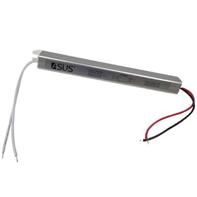 Fonte Slim Drive Bivolt 24w 12v 2a Perfil Fita Led Lustre Luminaria Ip20 Resistente