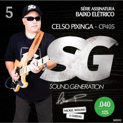 Encordoamento Para Contrabaixo 5 Cordas .040 Celso Pixinga