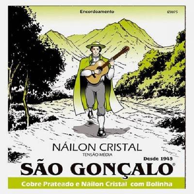 Encordoamento P/ Violão Nylon São Gonçalo 11039 Tensão Média