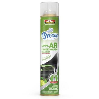 Limpa Ar Condicionado Breeze Lima Limao 300ml - Proauto Sem Variação único