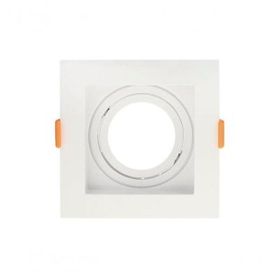 Spot Recuado De Embutir Quadrado Móvel Mr16 Branco Taschibra