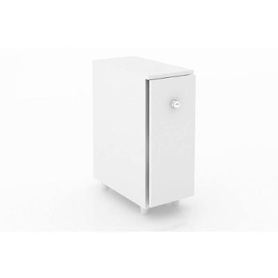 Balcão Lavanderia  Multiuso BCM116 c/ 1 Gaveta Branco - Movelbento