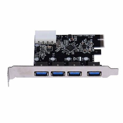 Placa Controladora Pci-e X1 Usb 3.0 5gbps com 4 Portas