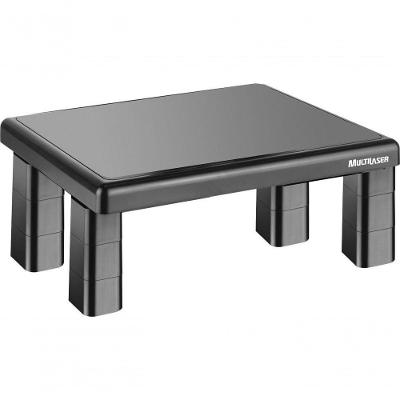 Suporte Para Monitor - Quadrado Ac125 Preto - 4 Níveis De Aj