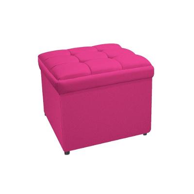 Calçadeira Copenhague 90cm Solteiro Suede Pink