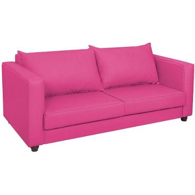Sofá 2 Lugares Lisboa Suede - Amarena Móveis Cor Pink