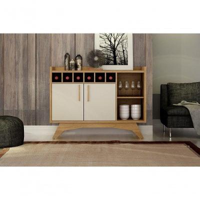 Balcão Buffet Aparador Adega Clara Cinamomo Off White
