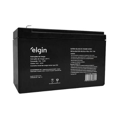 Bateria Selada Elgin, P/ Nobreak, Vrla, 12v 7ah - 82293