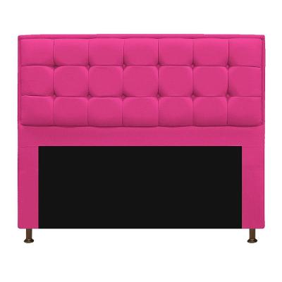 Cabeceira Copenhague 160cm Queen Size Suede Pink
