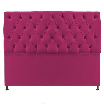 Cabeceira Sofia 160 Cm Queen Size Suede Pink Amarena Móveis