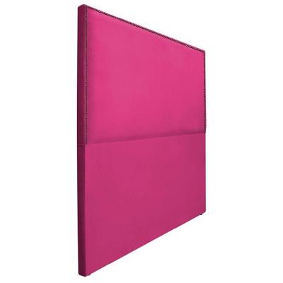 Cabeceira King 195 Cm Cama Box Suede Pink