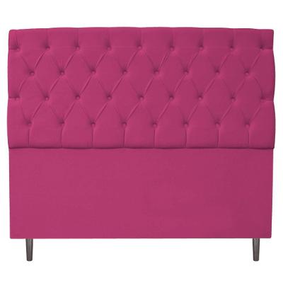 Cabeceira 160Cm Queen Size Suede Pink