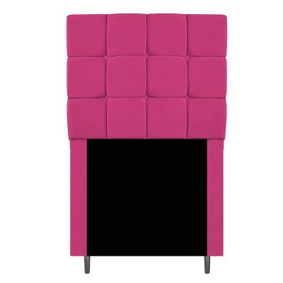 Cabeceira Estofada Manchester 90 Cm Solteiro Suede Pink