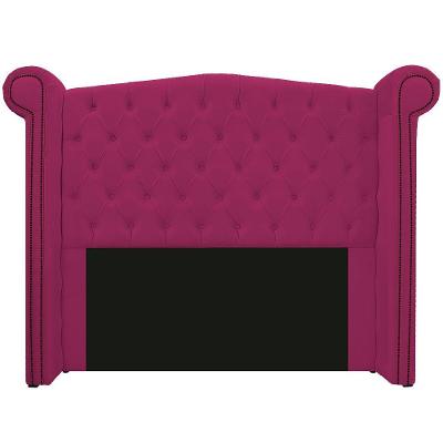 Cabeceira Veneza 160 Cm Queen Size Suede Pink