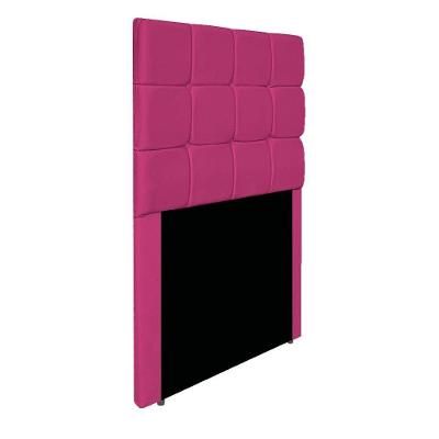 Cabeceira Estofada Manchester 90 Cm Solteiro Suede - Amarena Móveis Cor Pink