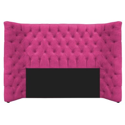 Cabeceira Casal Everest P02 140cm Para Cama Box Suede - Doce Sonho Móveis Pink