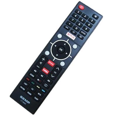 Controle Remoto P- Tv Semp Toshiba Teclas Netflix Globoplay Youtube Ct-6610 - 6840