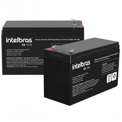 Bateria Selada Intelbras 12v 7ah 1270 Para Nobreak E Alarmes