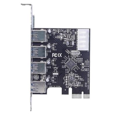 Placa Controladora Pci-e X1 Usb 3.0 (5gbps) Com 4 Portas Usb
