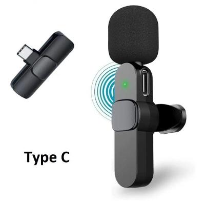 Microfone Lapela Sem Fio  Android Galaxy Usb-c Type C