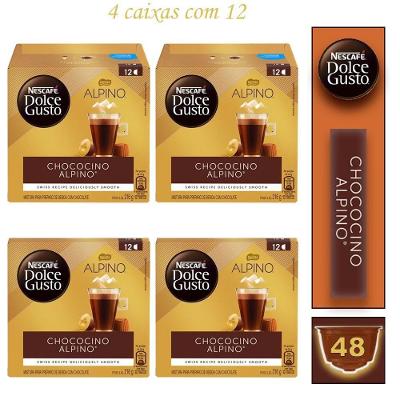 4 Cx Café Nescafé Chococino Alpino Dolce Gusto Bebida Lactea