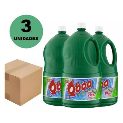 Caixa Fechada Com 3 Unidades De Água Sanitaria Qboa 5 Litros