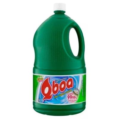 Caixa Fechada Com 3 Unidades De água Sanitaria Qboa 5 Litros