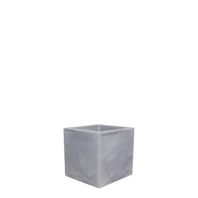 Vaso Cubo 60 X 60 Cm Cor 19 - Antique Cimento