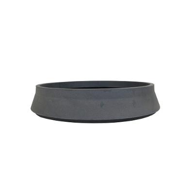 Vaso Vitória-régia Bowl 62 X 12 Cm Cor 18 - Antique Preto