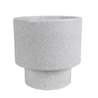 Vaso Loft 18 X 18 Cm Cor 52 - Branco Artstone