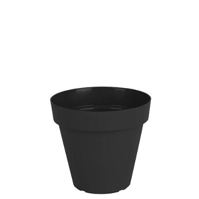 Vaso Sampa 14 X 13 Cm Cor 07 - Preto Sólido
