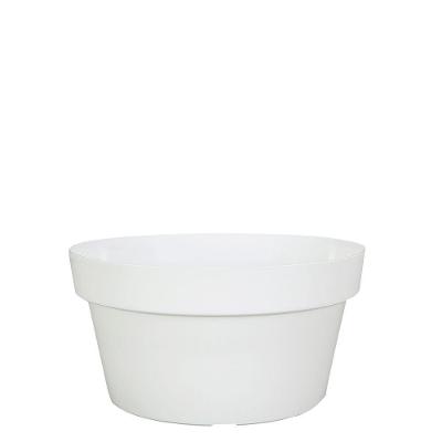 Vaso Sampa Bowl 23 X 12 Cm Cor 06 - Branco Sólido
