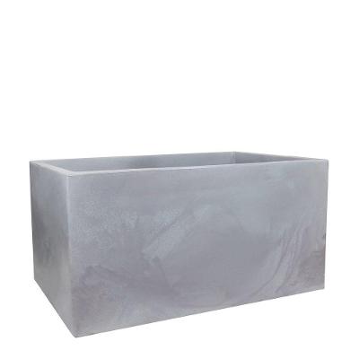 Jardineira Cubo 100 X 50 Cm Cor 19 - Antique Cimento