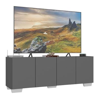 Rack Para Tv Até 50 Polegadas Com Mp1072 Grafite branco