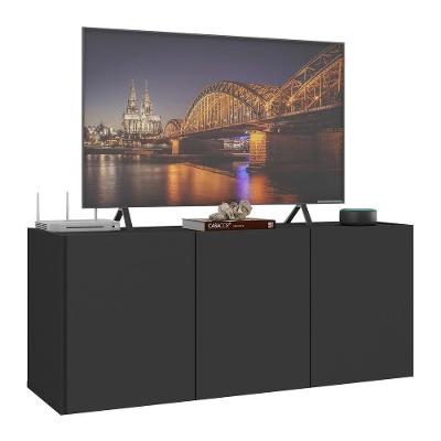 Rack Para Tv Até 32 Polegadas Com Suspenso Mp1066 Preto Preto