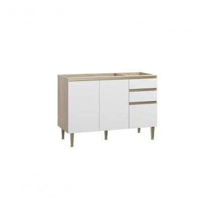 Balcão 2 Portas Com Gavetas Linha Cook