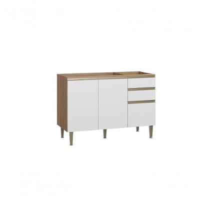 Balcão 2 Portas Com Gavetas Linha Cook
