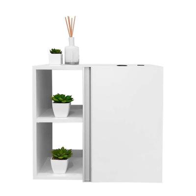 Conjunto Gabinete Para Banheiro Branco 55cm Sem Cuba Harpia