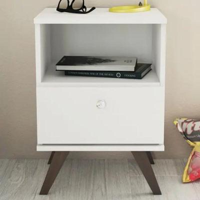 Mesa De Cabeceira Retrô 1 Gaveta